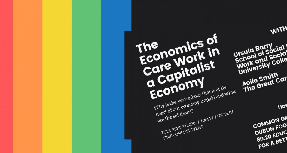 Webinar 29 Sept: The Economics of Care work in a Capitalist Economy